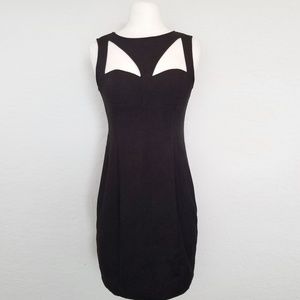 Ark & Co ARKnCo Fitted Black Cut Out Dress M